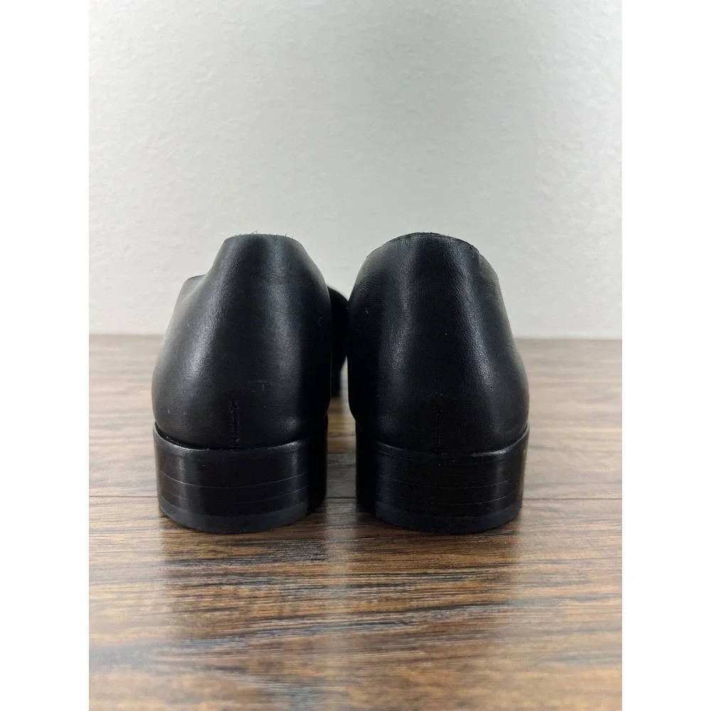 Marciante And Company Women's Size 8 The Marie Black Leather D'orsay Flats - Picture 4 of 8